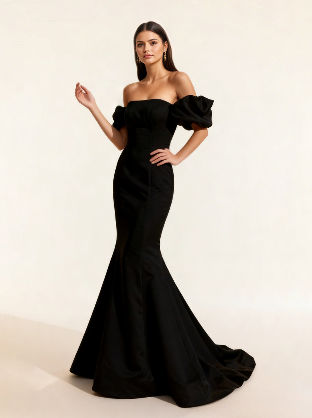 Black Grace Prom Formal Dress