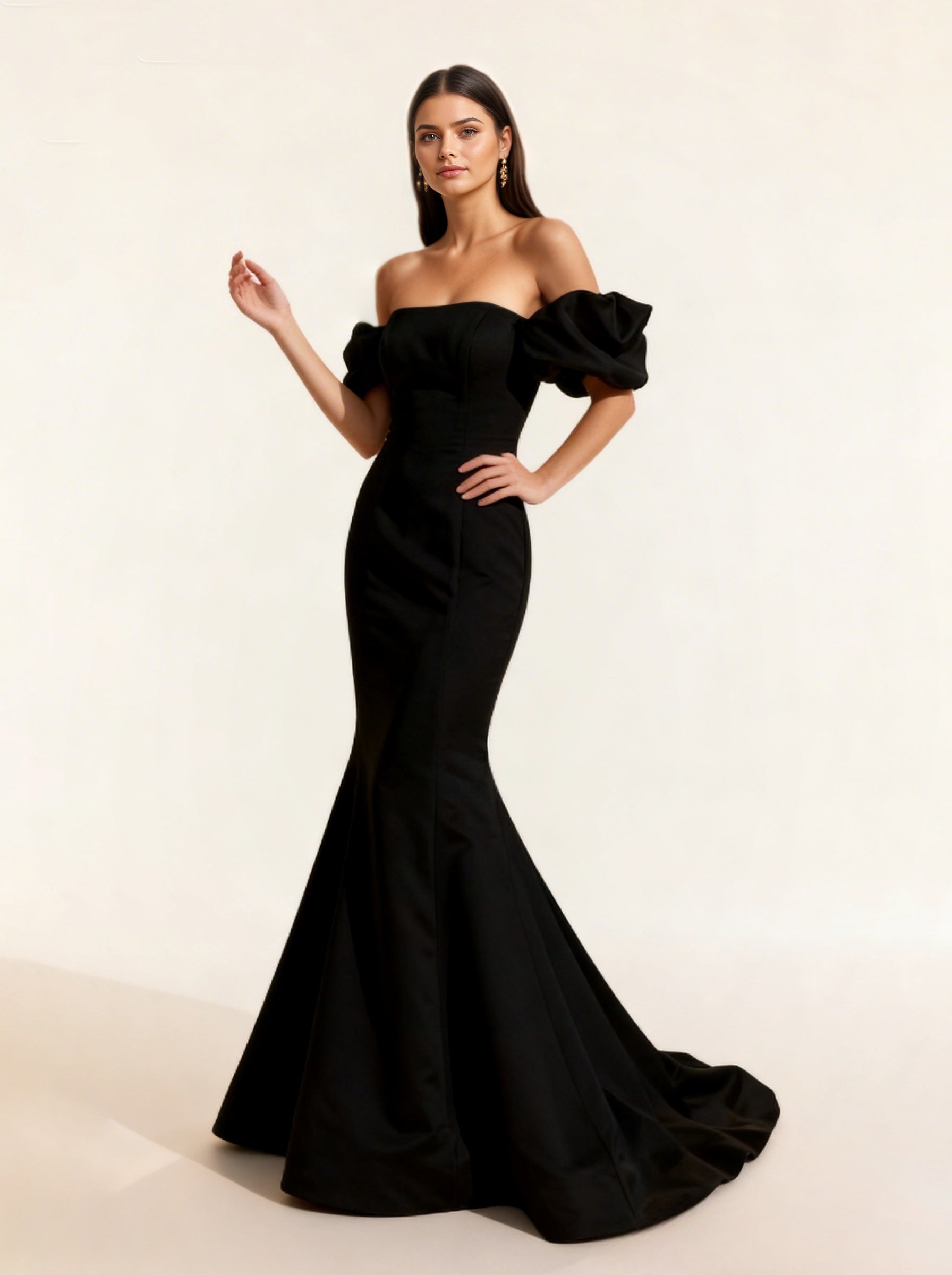 Black Grace Prom Formal Dress