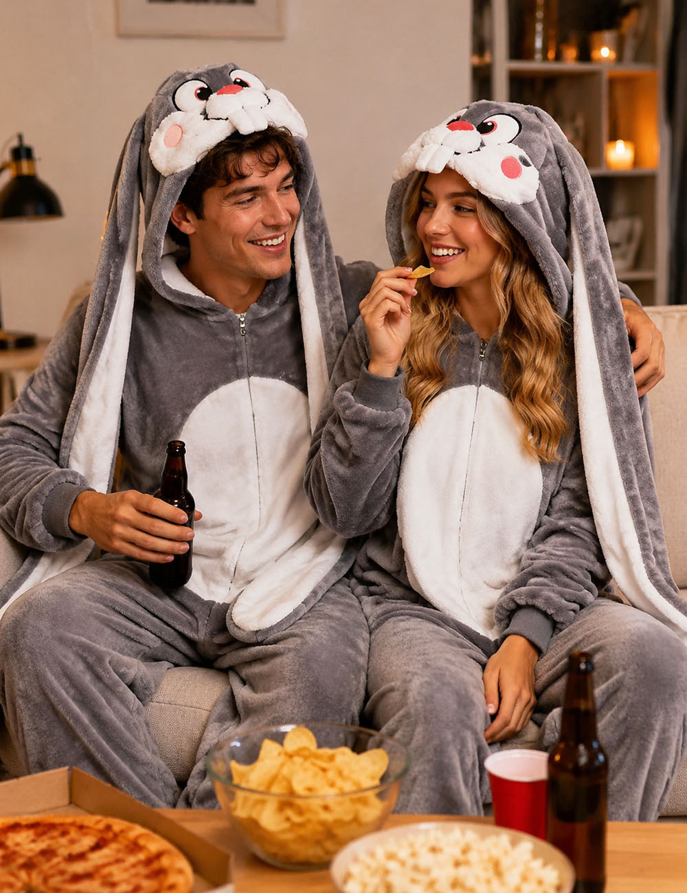 Gray Bunny Costume