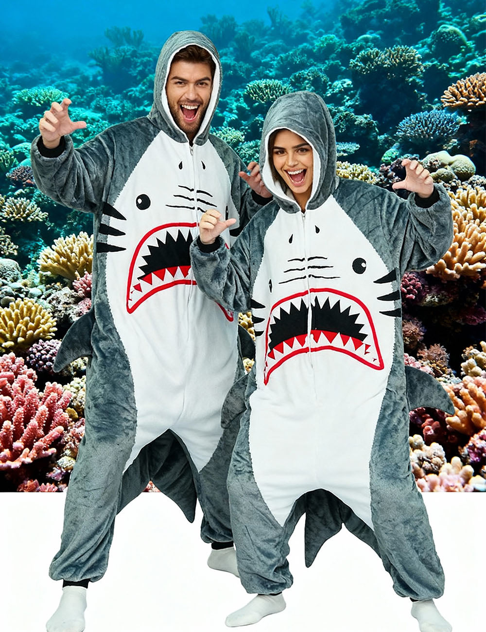Printed Shark Costume
